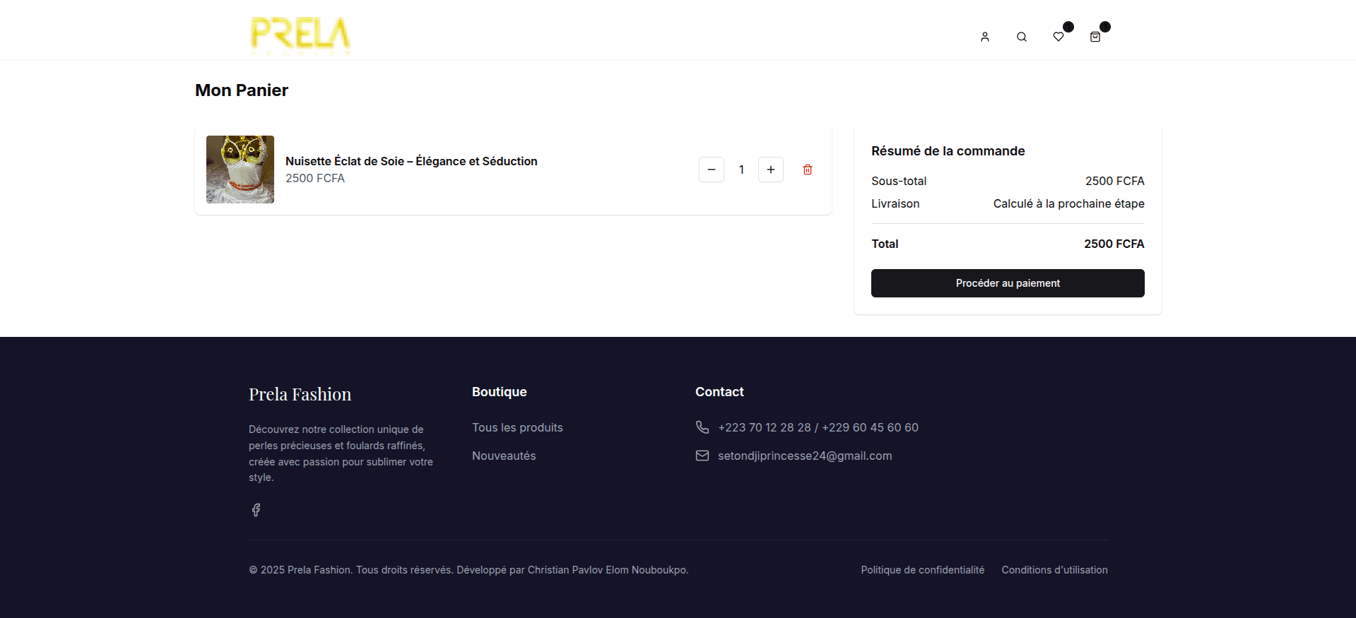 Prela Fashion - E-commerce Platform - Image 5