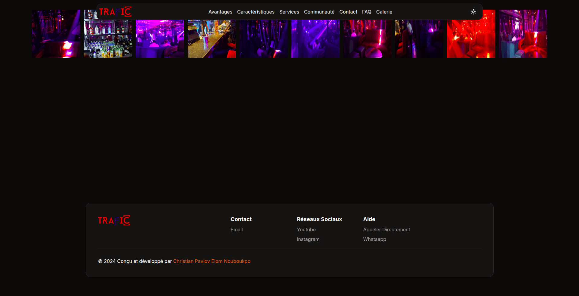 Trafic Bamako - Nightclub Website - Image 2