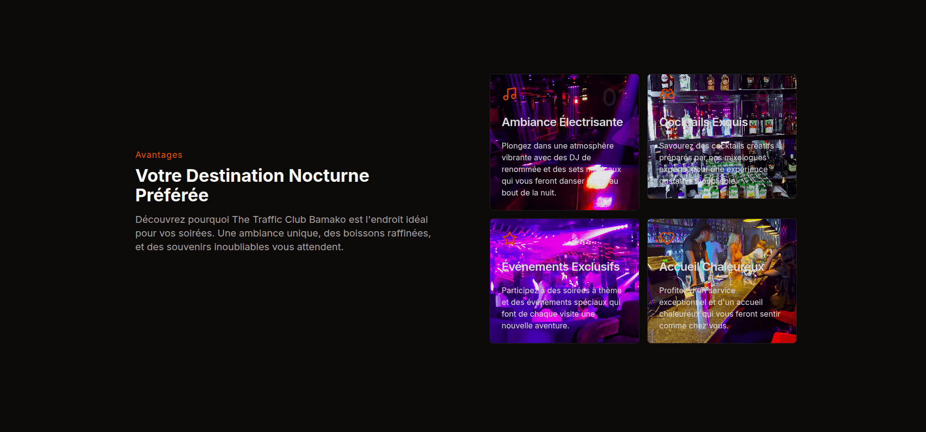 Trafic Bamako - Nightclub Website - Image 3
