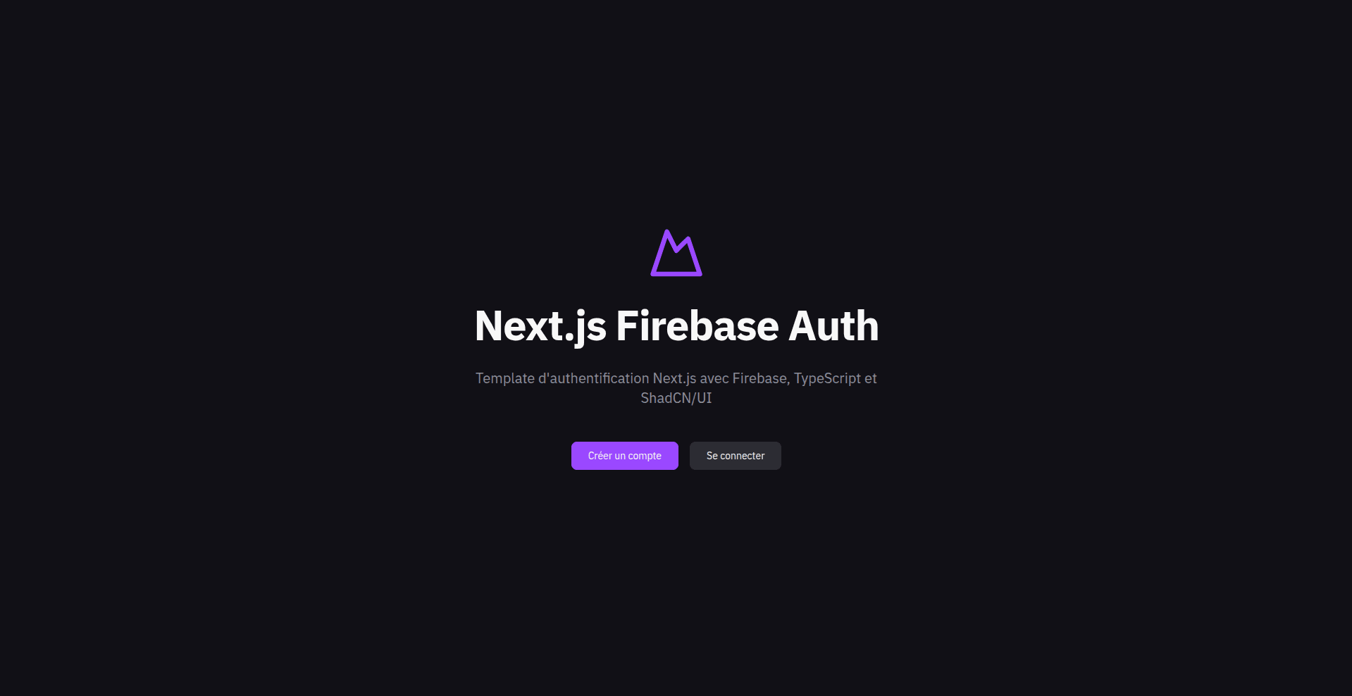 Next.js Firebase Auth Template
